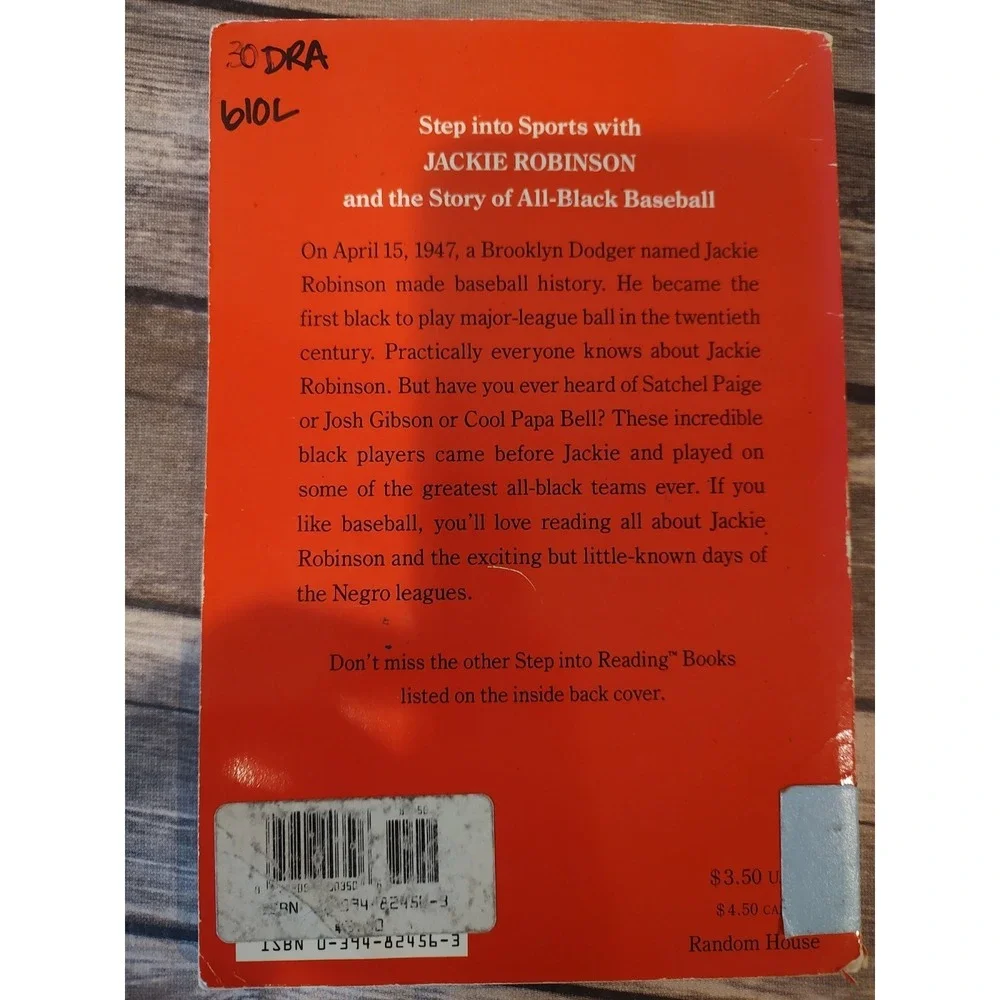 Jackie Robinson and the Story of All Black Baseball (Step into Reading)